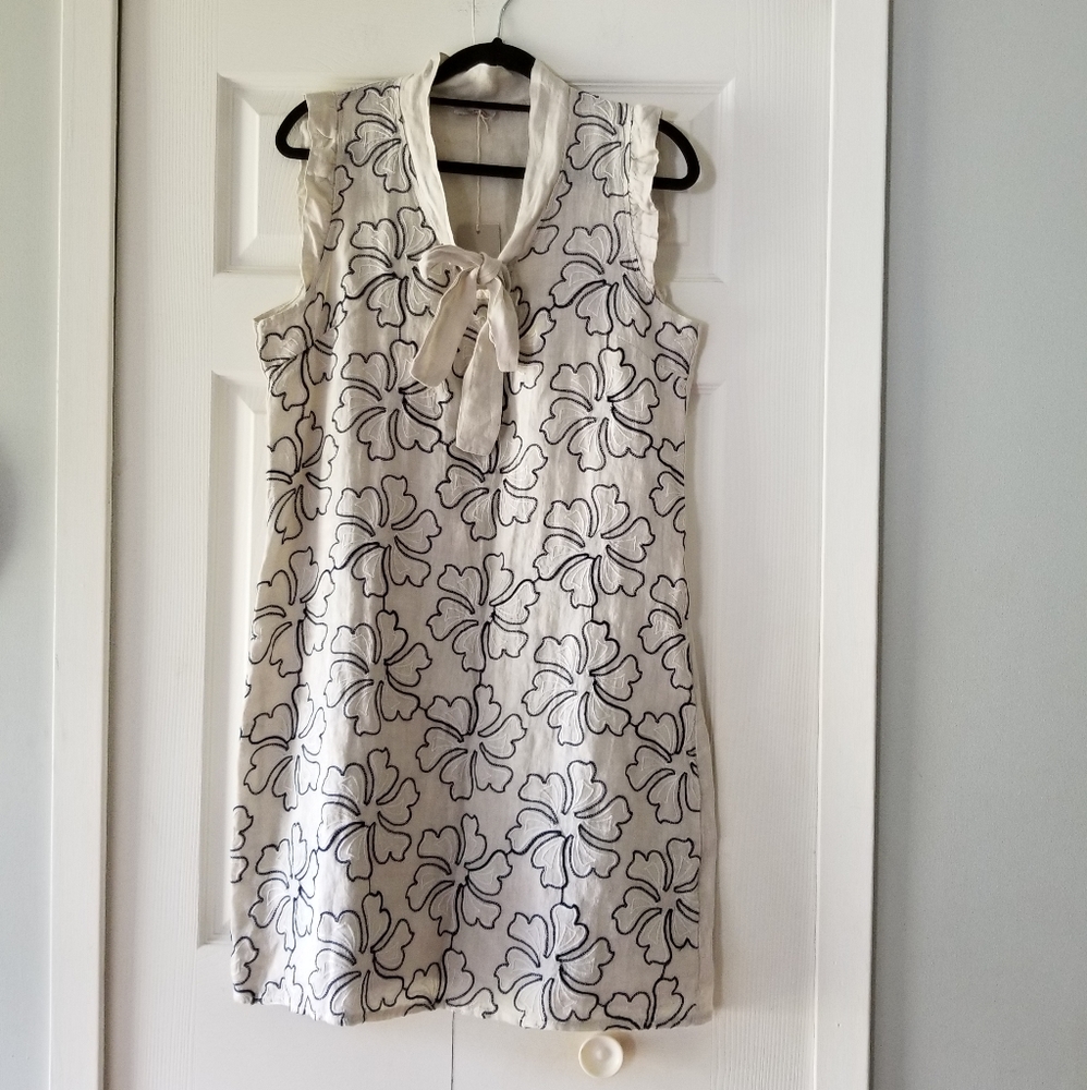👗BELLBRA LINEN DRESS MADE IN ITALY - Picture 1 of 7
